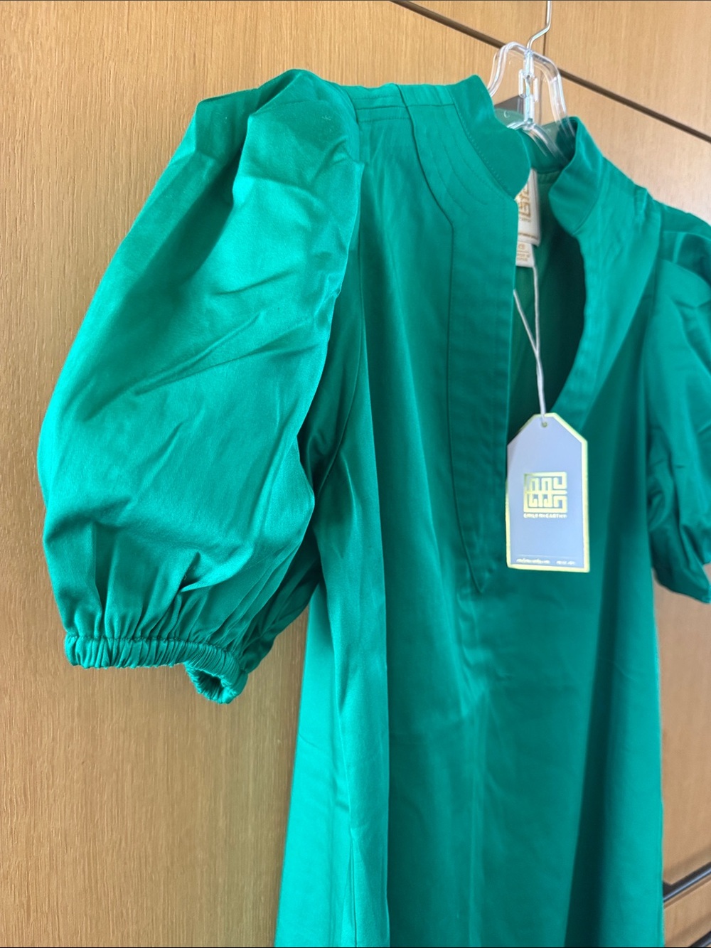 Emily McCarthy Hampton Dress in Jellybean Green Color Womens size XSmall NWT - Picture 3 of 11